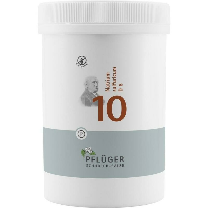 BIOCHEMIE Pflüger 10 Natrium sulfuricum D 6 Tabl.
