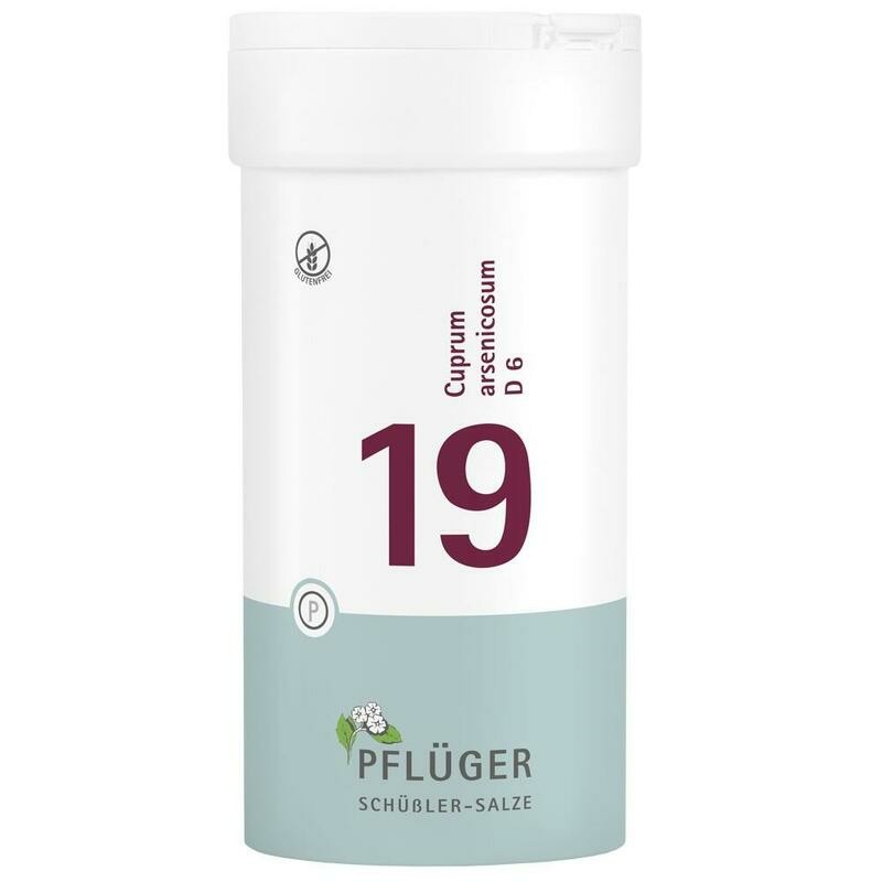BIOCHEMIE Pflüger 19 Cuprum arsenicosum D 6 Tabl.