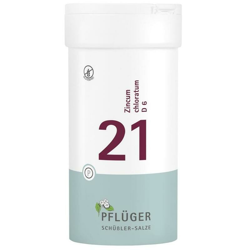 BIOCHEMIE Pflüger 21 Zincum chloratum D 6 Tabl.
