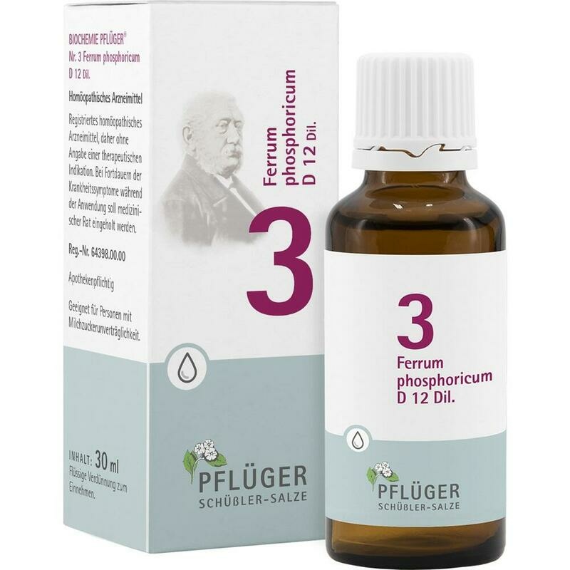 BIOCHEMIE Pflüger 3 Ferrum phosphoricum D 12 Tro.