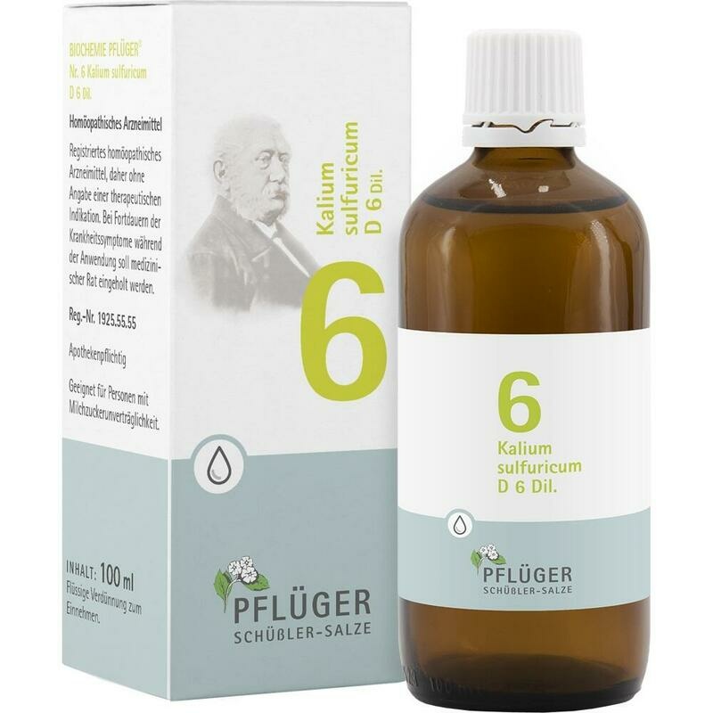 BIOCHEMIE Pflüger 6 Kalium sulfuricum D 6 Tropfen