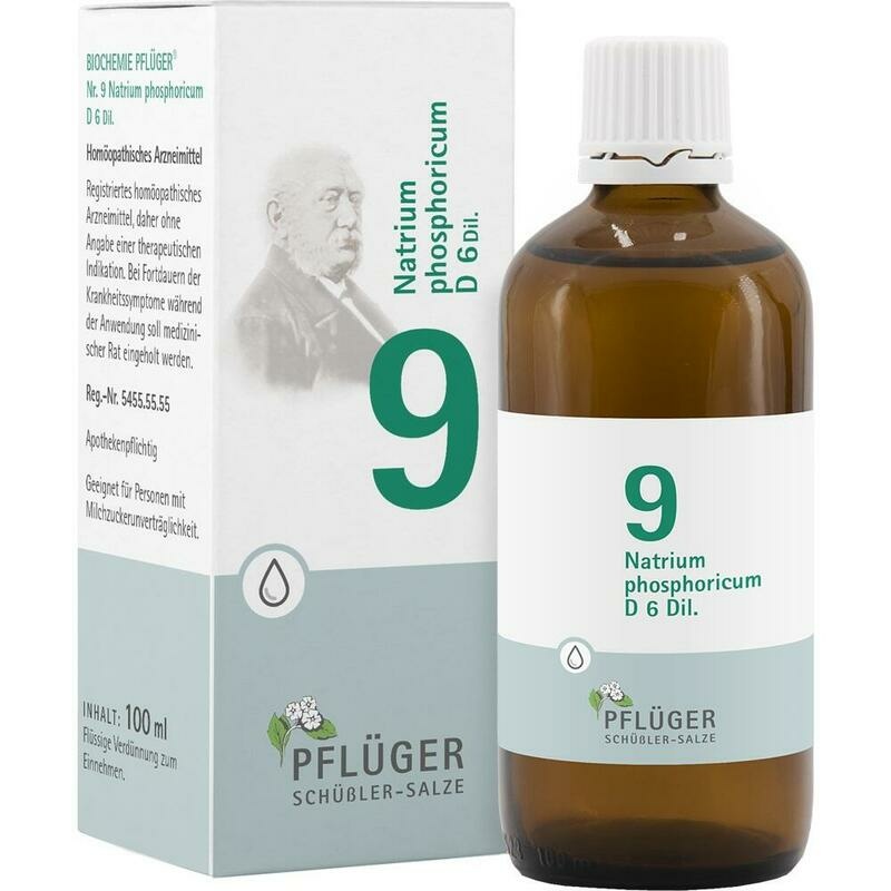 BIOCHEMIE Pflüger 9 Natrium phosphoricum D 6 Tro.