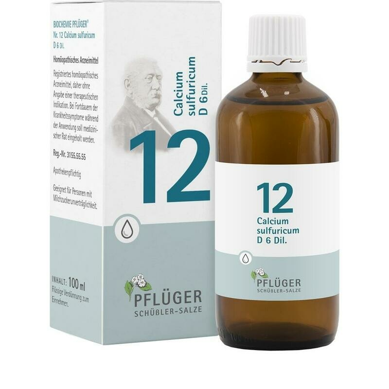 BIOCHEMIE Pflüger 12 Calcium sulfuricum D 6 Tropf.
