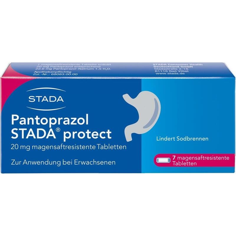 Pantoprazol STADA protect 20 mg bei Sodbrennen, saurem Aufstoßen & Reflux