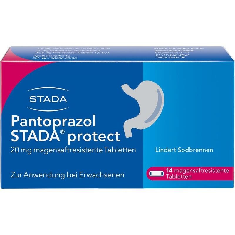 Pantoprazol STADA protect 20 mg bei Sodbrennen, saurem Aufstoßen & Reflux