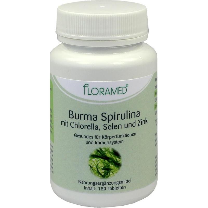 BURMA Spirulina m.Chlorella Selen+Zink Floramed