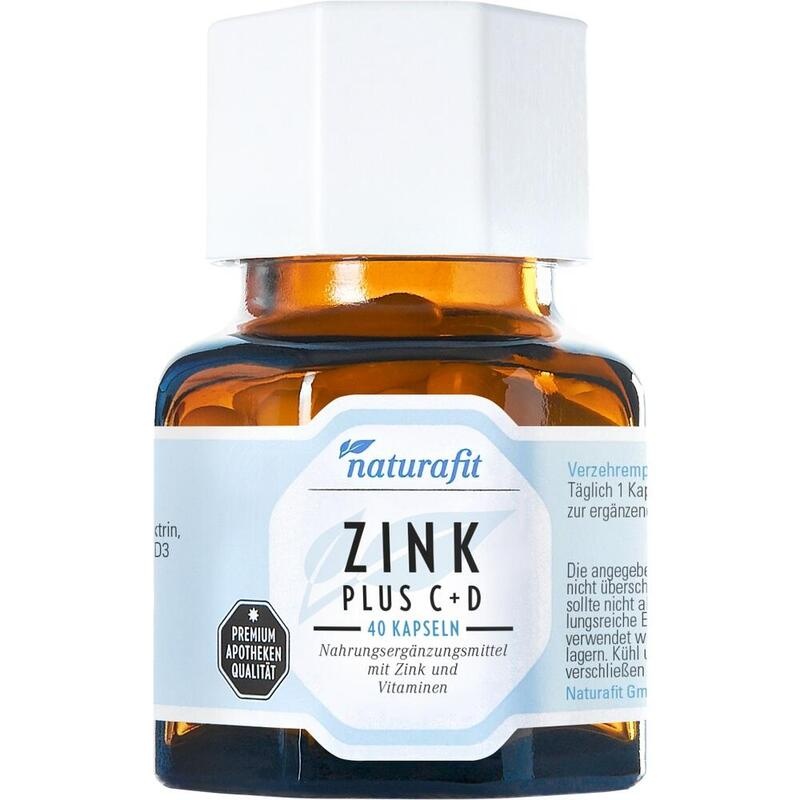 NATURAFIT Zink Plus C+D Kapseln