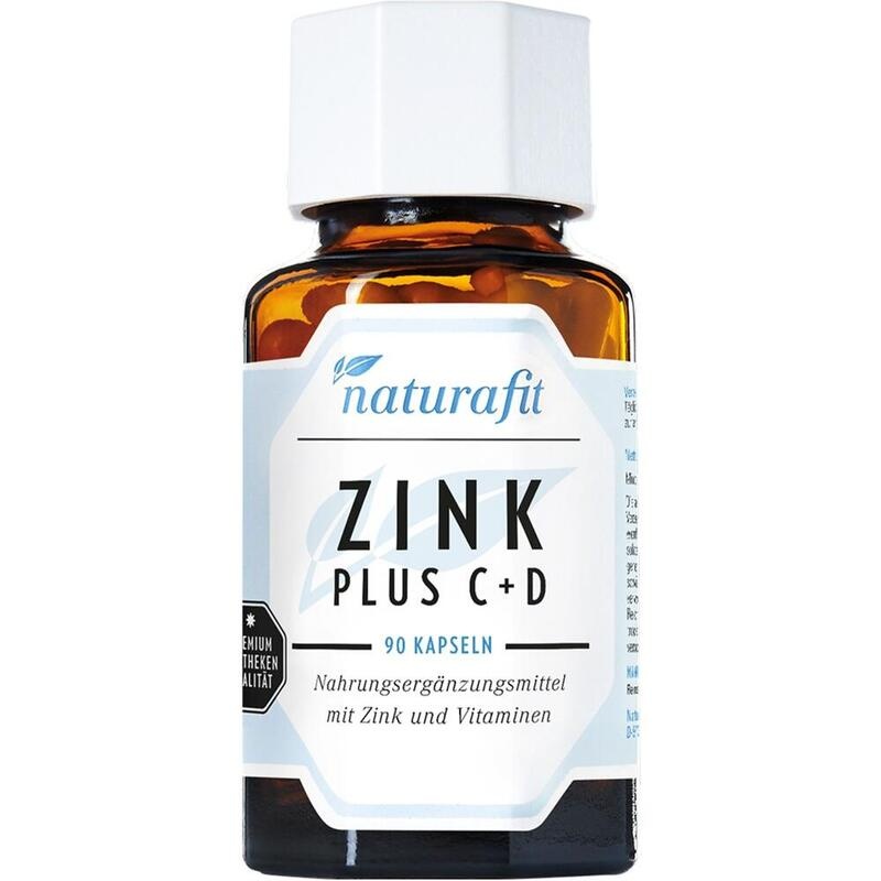 NATURAFIT Zink Plus C+D Kapseln