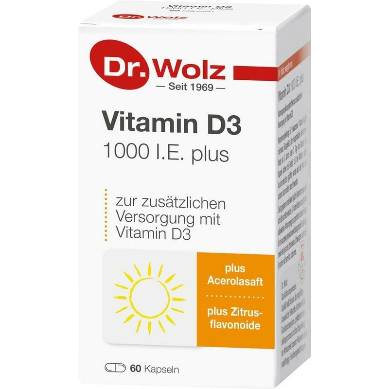 VITAMIN D3 1000 I.E. plus Dr.Wolz Kapseln
