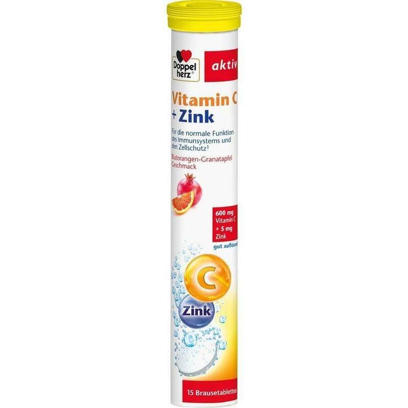 DOPPELHERZ Vitamin C+Zink Brausetabletten