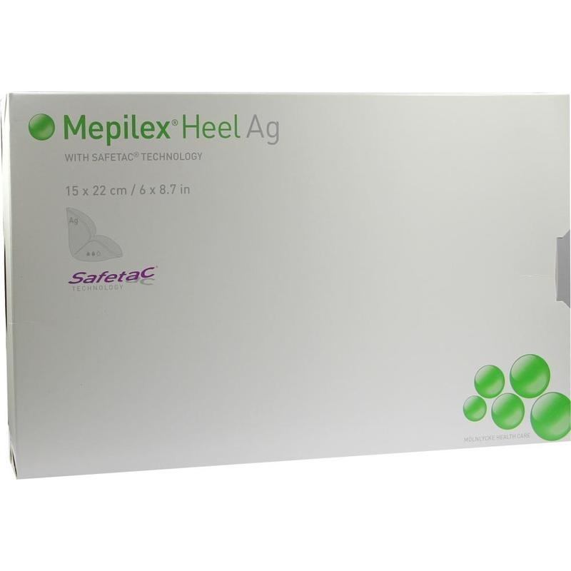 MEPILEX Heel Ag Schaumverband 15x22 cm steril