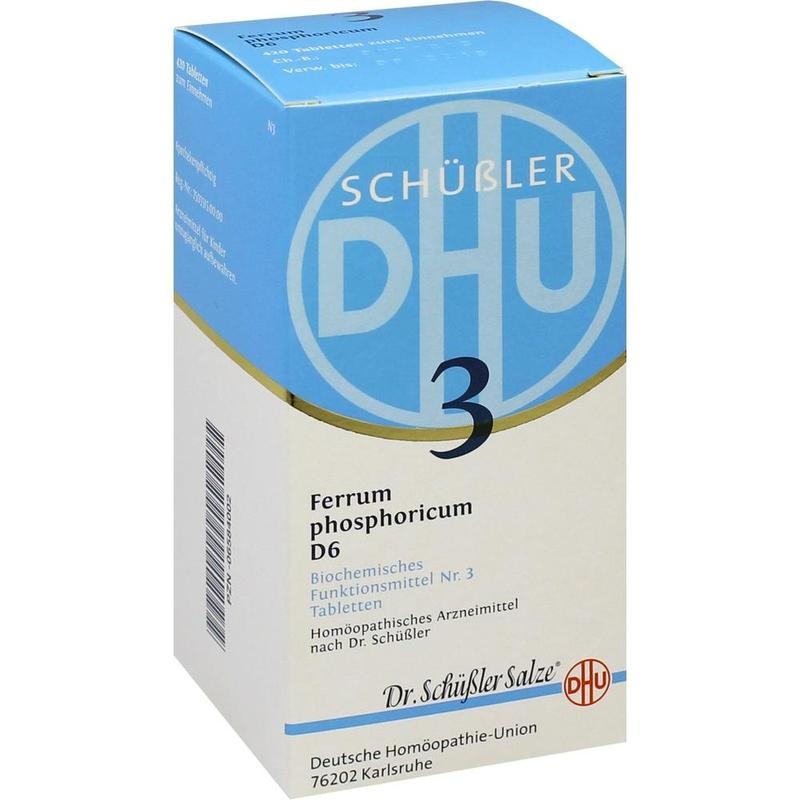 BIOCHEMIE DHU 3 Ferrum phosphoricum D 6 Tabletten