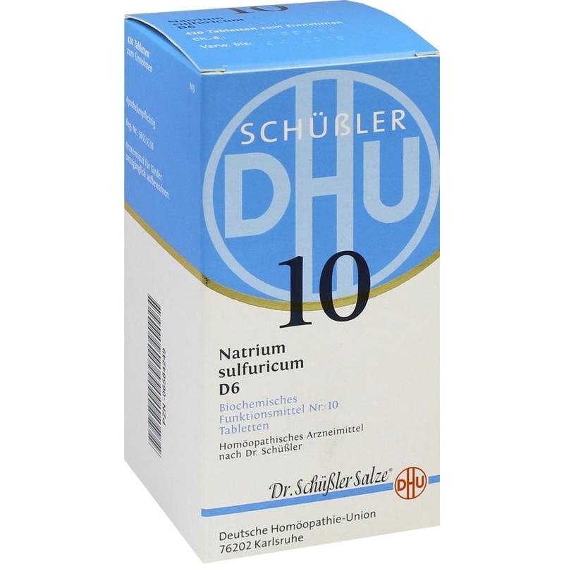 BIOCHEMIE DHU 10 Natrium sulfuricum D 6 Tabletten