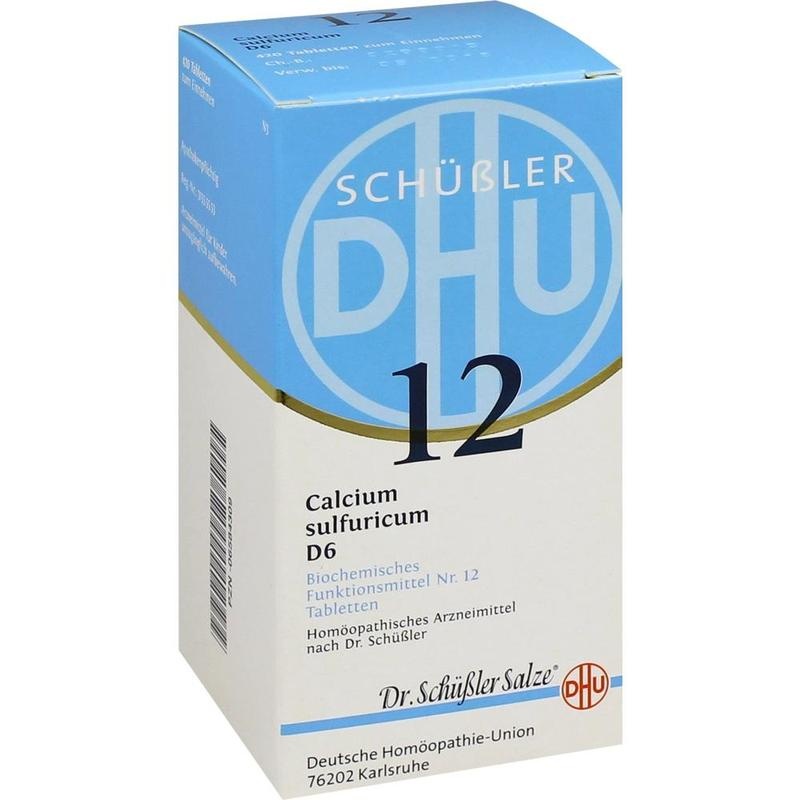 BIOCHEMIE DHU 12 Calcium sulfuricum D 6 Tabletten