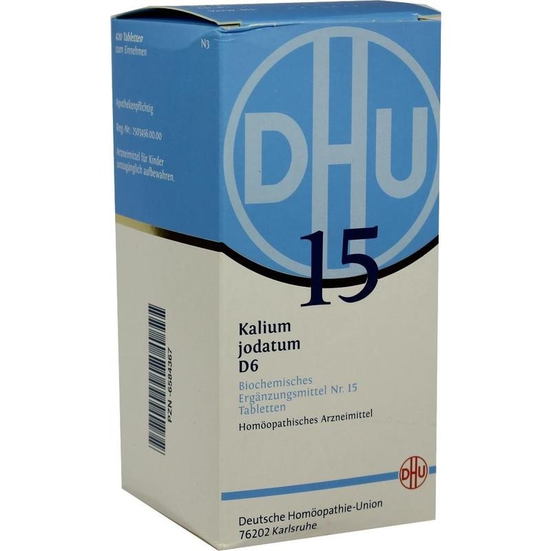 BIOCHEMIE DHU 15 Kalium jodatum D 6 Tabletten
