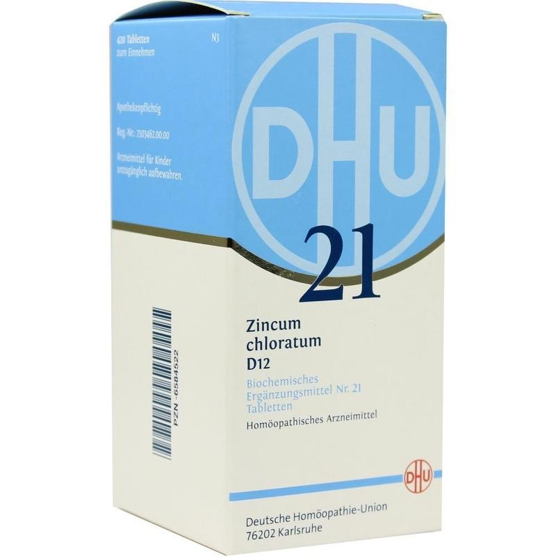 BIOCHEMIE DHU 21 Zincum chloratum D 12 Tabletten