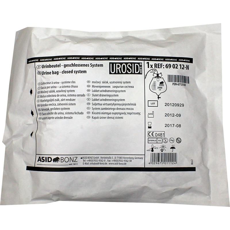 UROSID Urindr.Sys.2l 120 cm Schl.nadelf.Vent.senk.