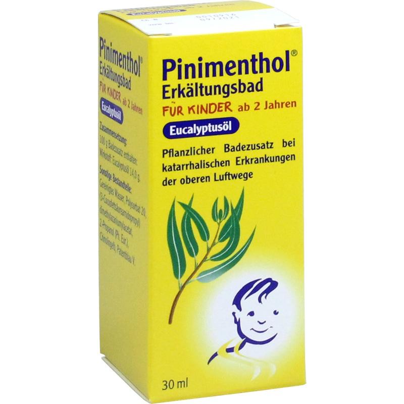 Pinimenthol Erkältungsbad für Kinder ab 2 Jahren – mit Eucalyptusöl