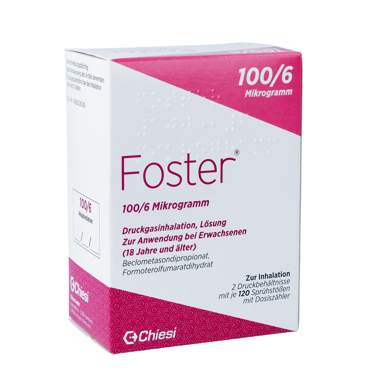 FOSTER 100/6 μg 120 Hub Dosieraerosol