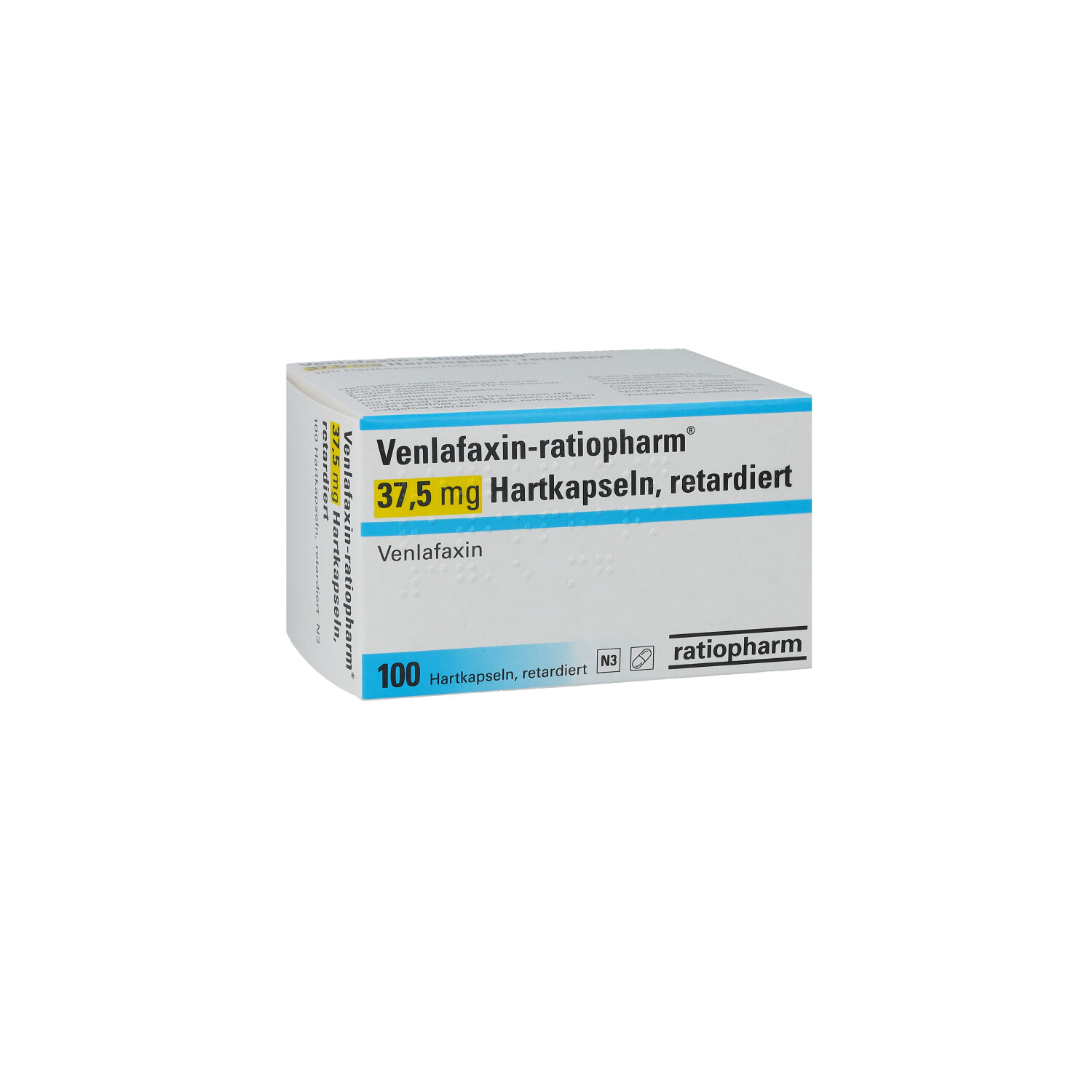 VENLAFAXIN-ratiopharm 37,5 mg Hartkaps.retard.