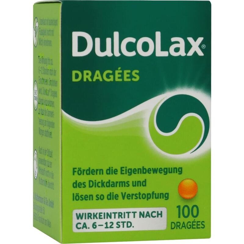 Dulcolax Dragées Dose mit Bisacodyl – Abführmittel bei Verstopfung | Wirkung in 6–12 Std