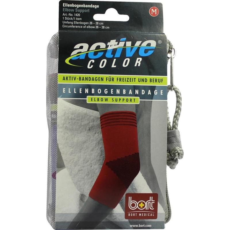 BORT ActiveColor Ellenbogenbandage M rot