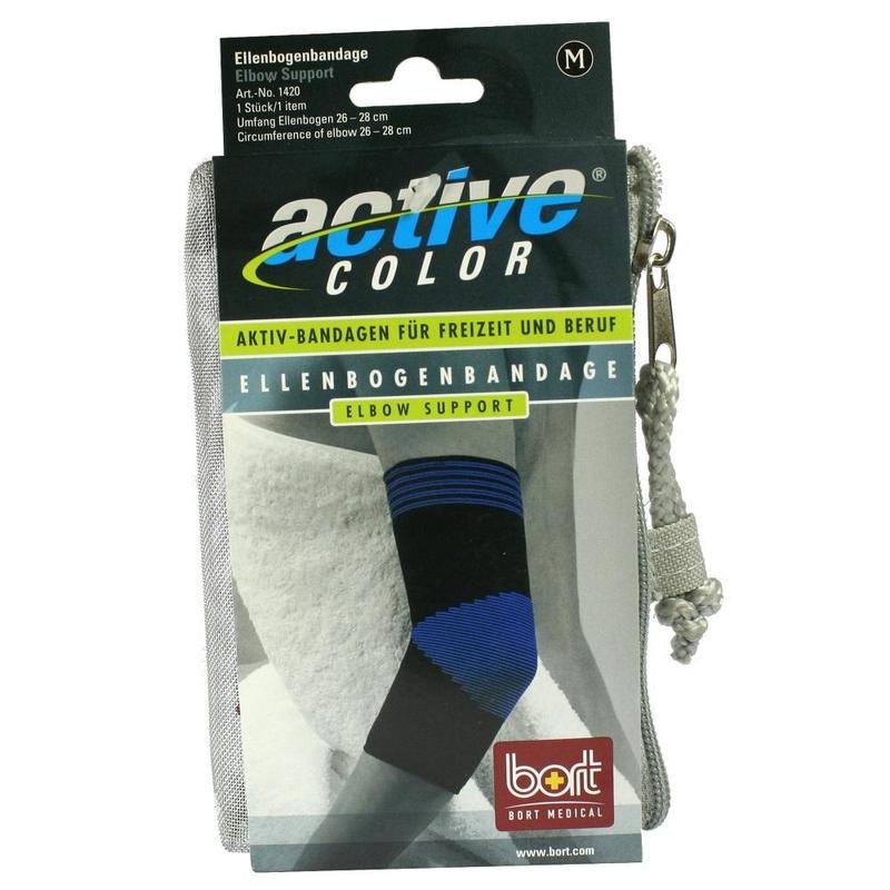 BORT ActiveColor Ellenbogenbandage M schwarz