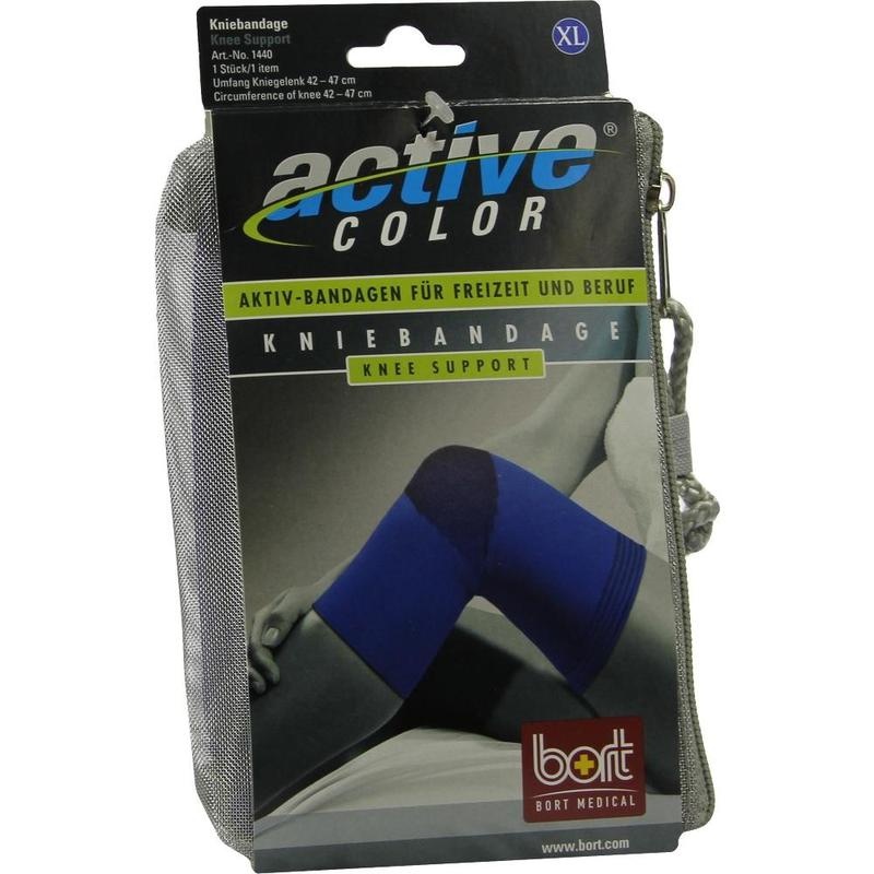BORT ActiveColor Kniebandage XL blau