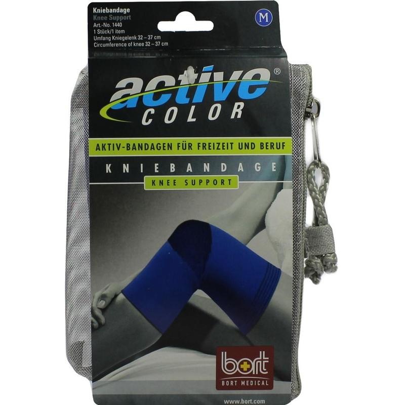 BORT ActiveColor Kniebandage M blau