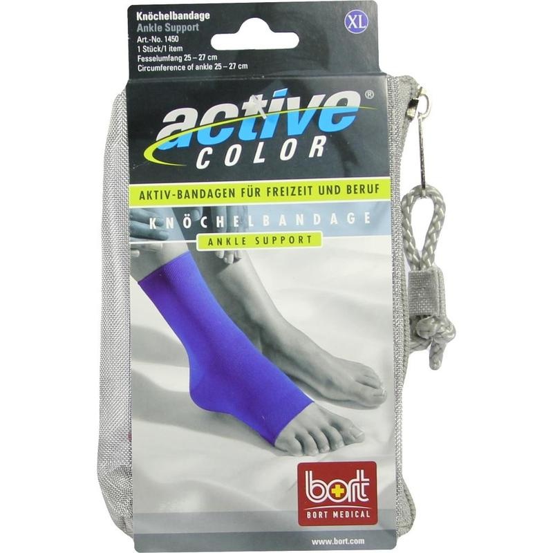 BORT ActiveColor Knöchelbandage XL blau