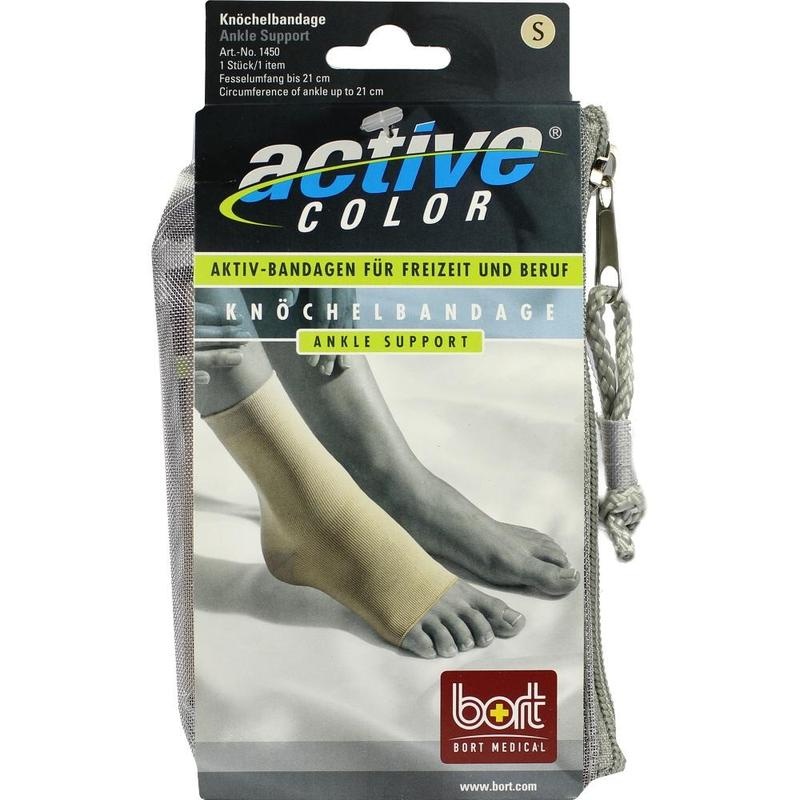 BORT ActiveColor Knöchelbandage S haut