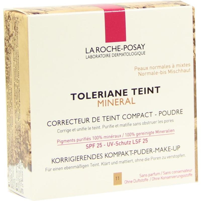 La Roche-Posay Toleriane Teint Mineral Puder 11 bei unreiner & sensibler Haut (Deckendes Kompakt-Make-up)