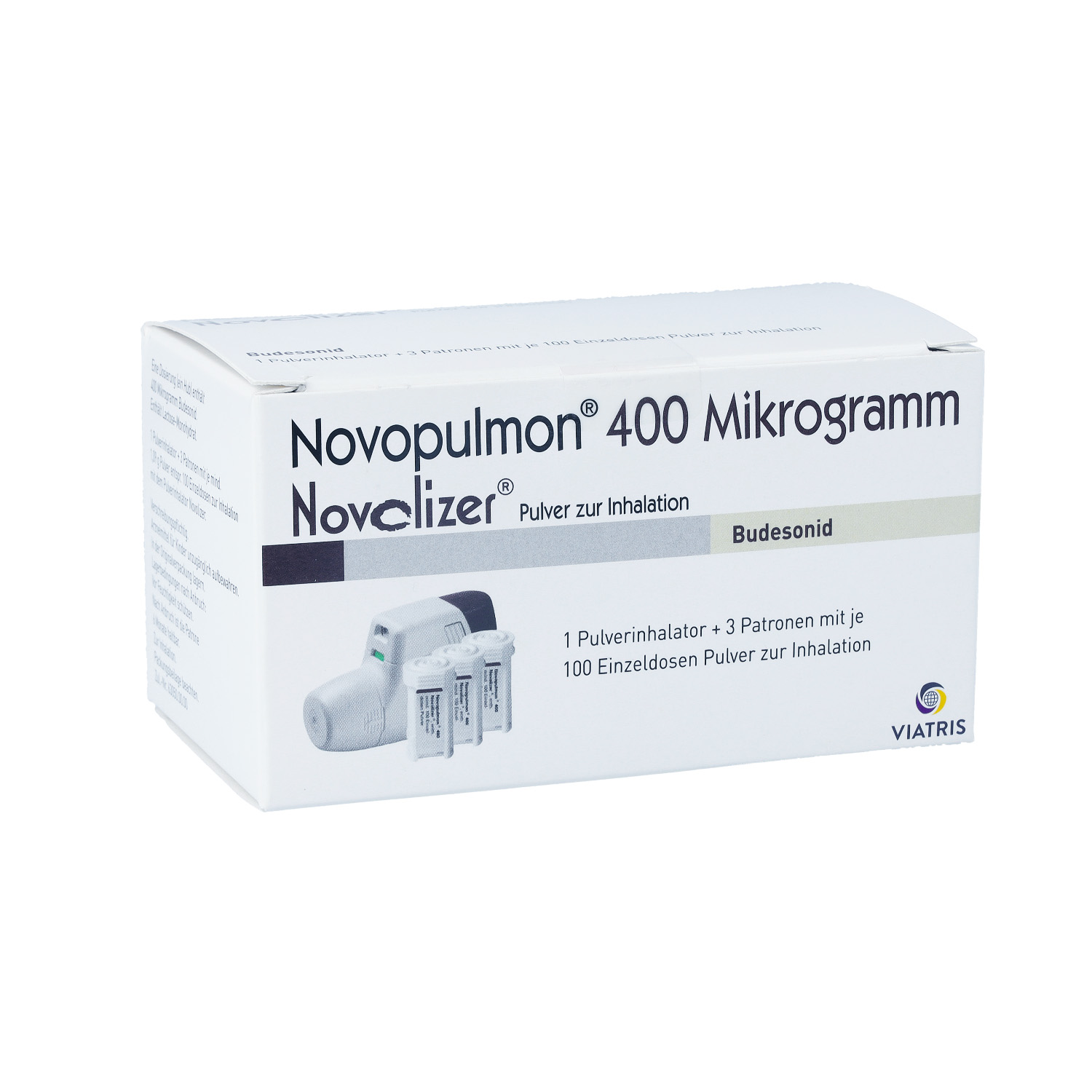 NOVOPULMON 400 μg Novolizer Inhal.+Patr.3x100 ED