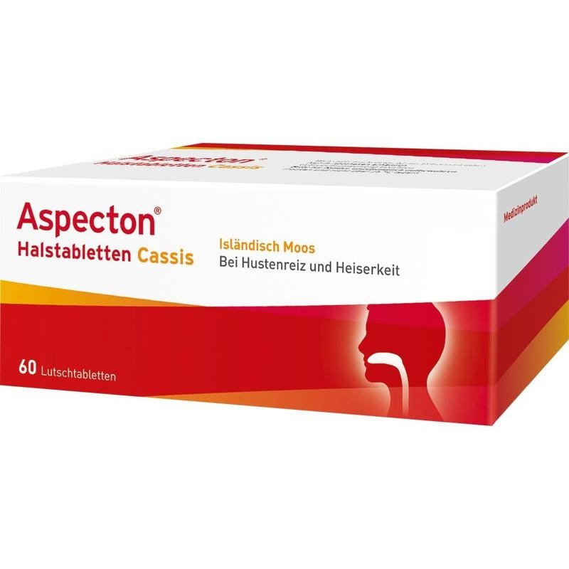 ASPECTON Halstabletten Cassis Lutschtabletten