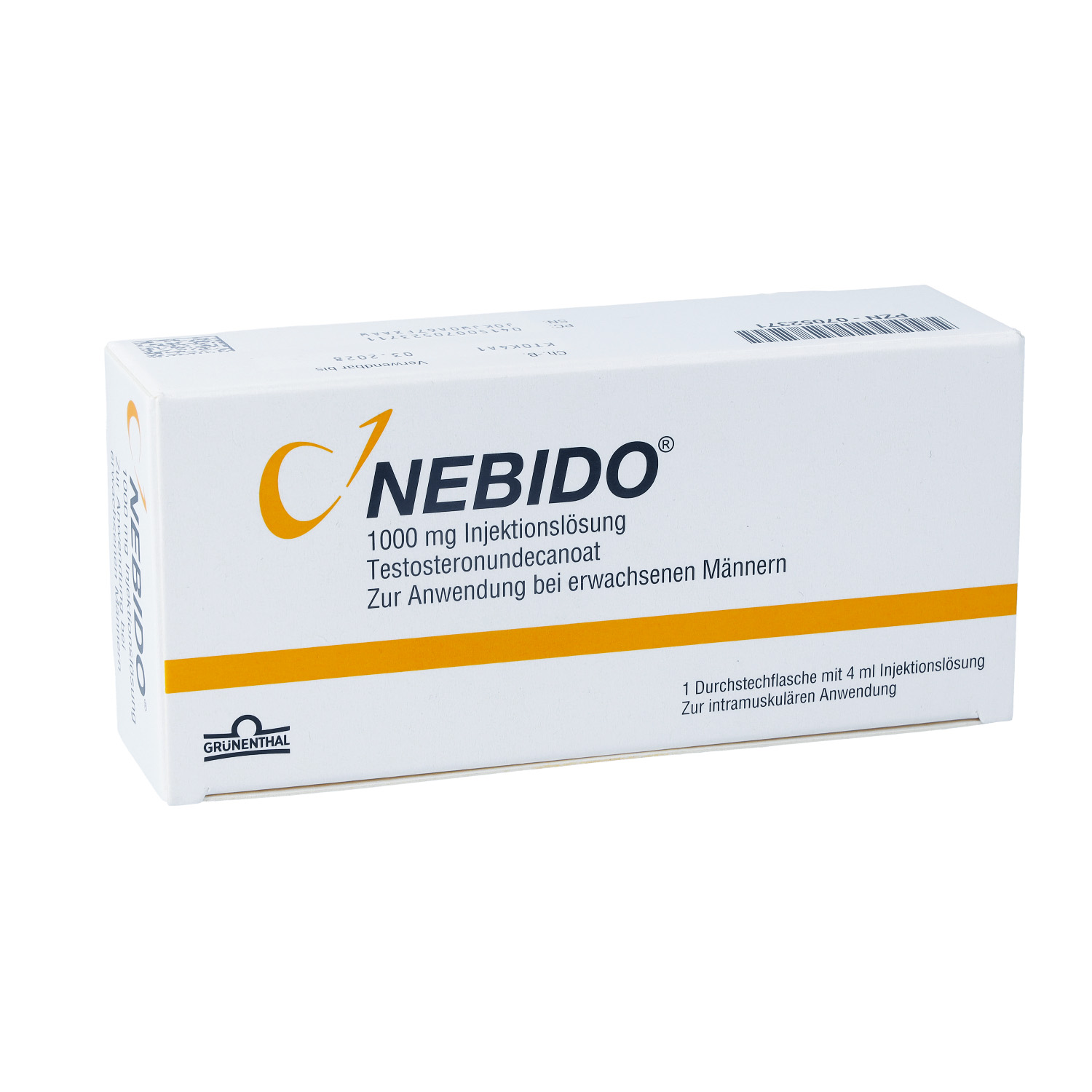 NEBIDO 1000 mg Injektionslösung Durchstechflasche