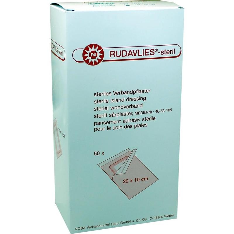RUDAVLIES-steril Verbandpflaster 10x20 cm