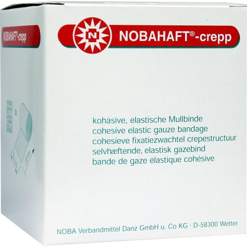 NOBAHAFT Crepp kohäsive Mullbinde 10 cmx20 m