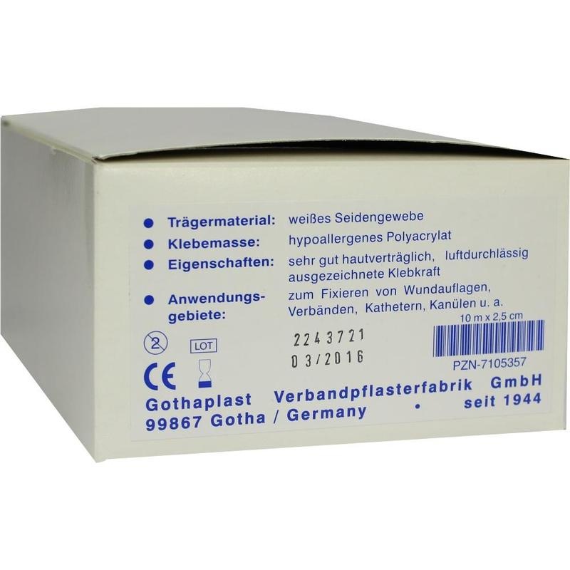GOTHA SILK Heftpfl.Seide 2,5 cmx10 m