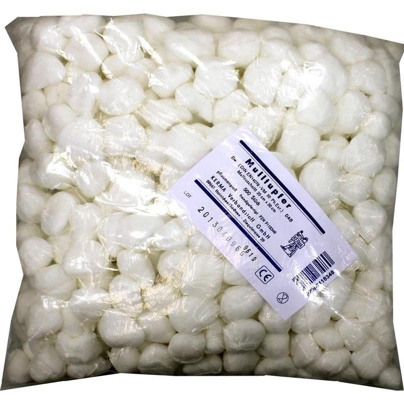 MULLTUPFER 20x20 cm pflaumengroß unsteril