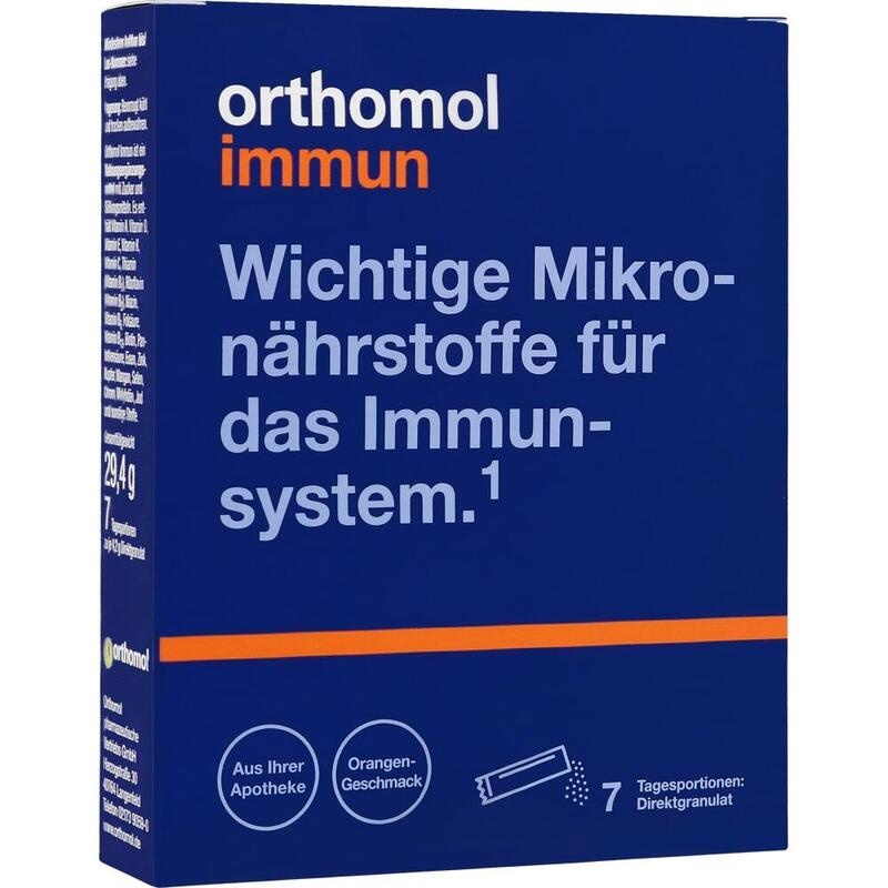 Orthomol Immun Direktgranulat – Für das Immunsystem mit Vitamin C, D & Zink