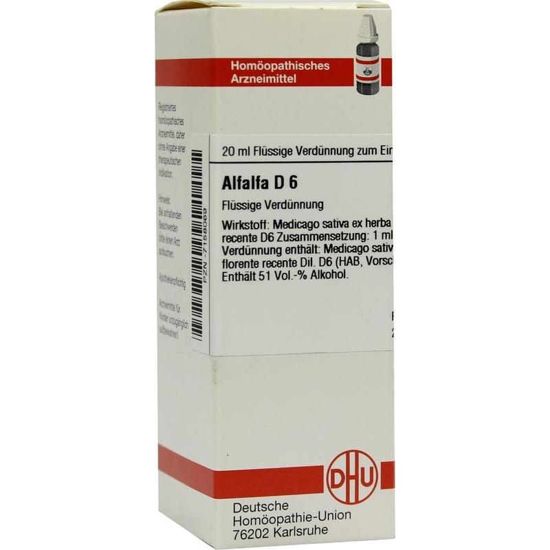 ALFALFA D 6 Dilution