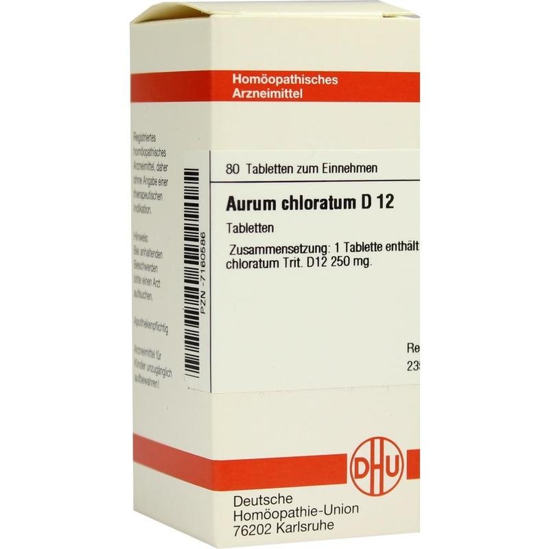 AURUM CHLORATUM D 12 Tabletten