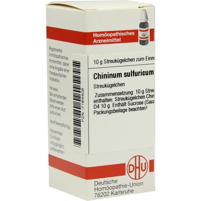 CHININUM SULFURICUM D 4 Globuli