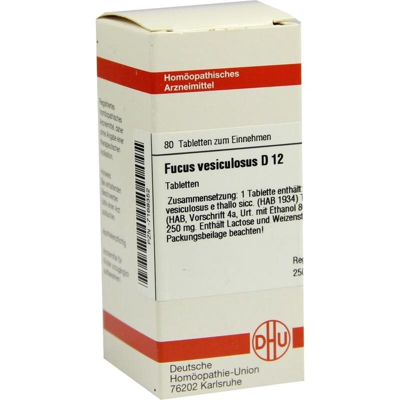 FUCUS VESICULOSUS D 12 Tabletten