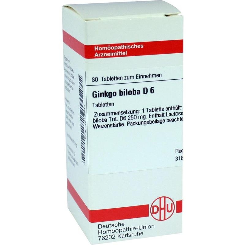GINKGO BILOBA D 12 Tabletten