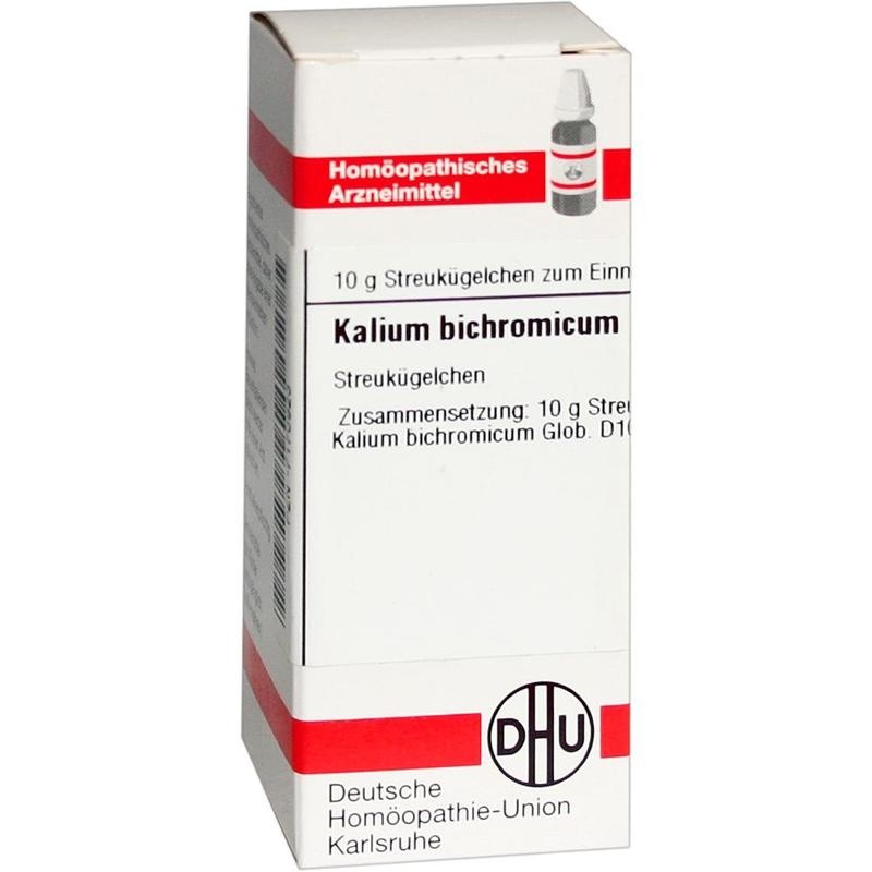 KALIUM BICHROMICUM D 10 Globuli