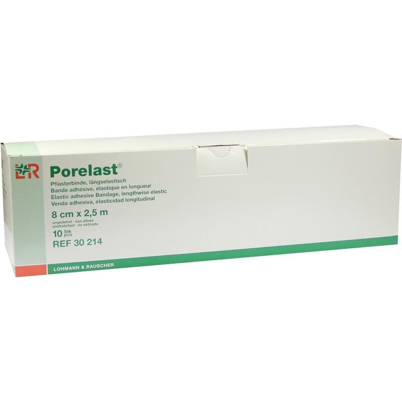 PORELAST Pflasterbinde 8 cmx2,5 m