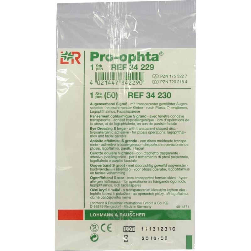 PRO-OPHTA Augenverband S groß