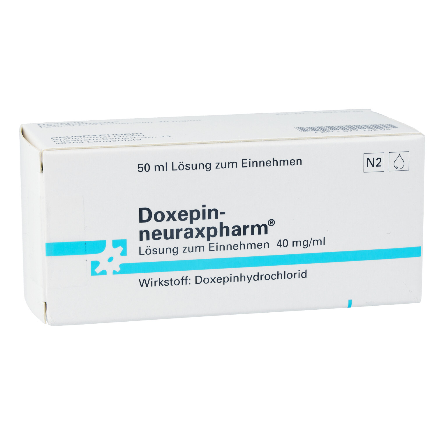 DOXEPIN-neuraxpharm 40 mg/ml Lösung z.Einnehmen