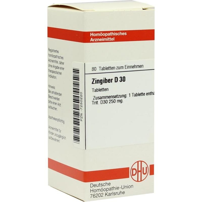 ZINGIBER D 30 Tabletten
